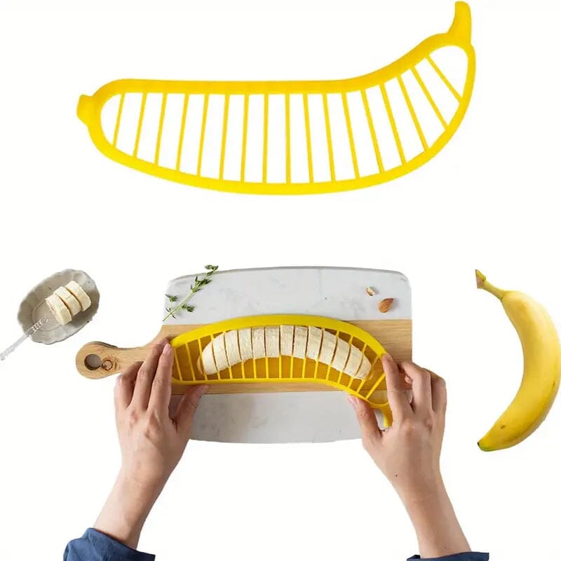 Stainless Steel Blade Banana Slicer Kitchen Tools & Gadgets - DailySale