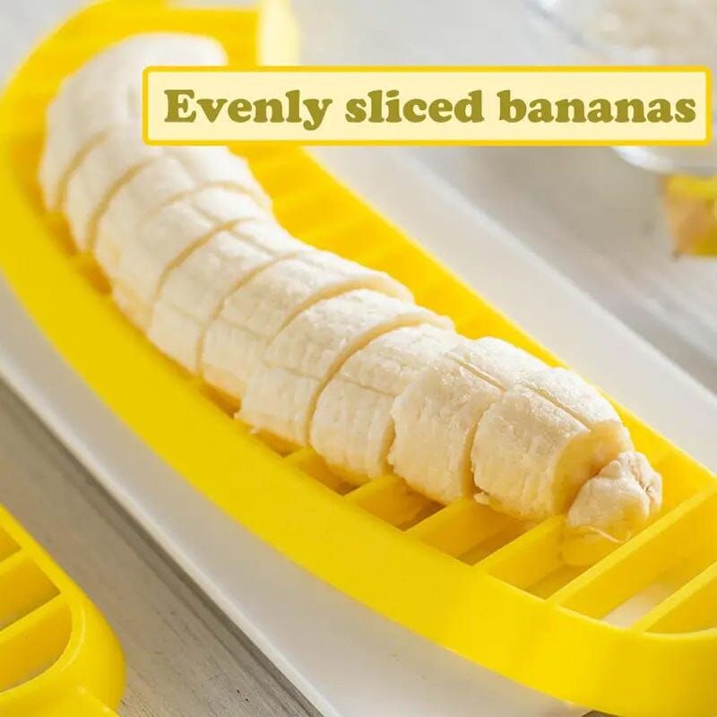 Stainless Steel Blade Banana Slicer Kitchen Tools & Gadgets - DailySale