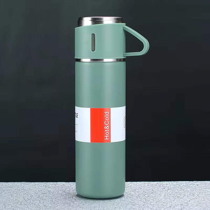 Stainless Steel Insulated Vacuum Sealed Bottle Set Kitchen Tools & Gadgets Green - DailySale