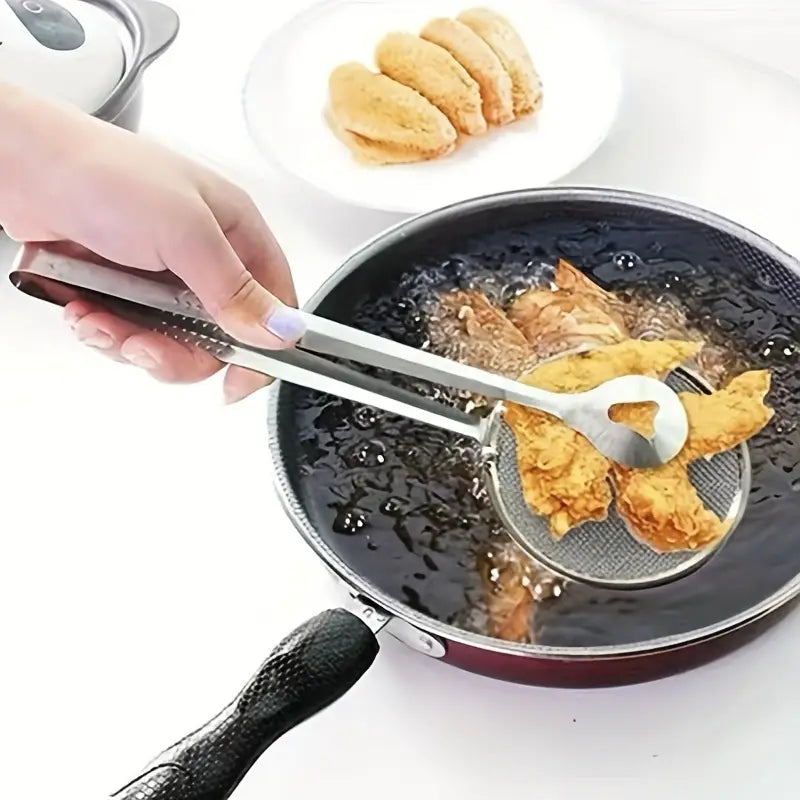 Stainless Steel Kitchen Strainer Tongs - High-Temperature Resistant Kitchen Tools & Gadgets - DailySale