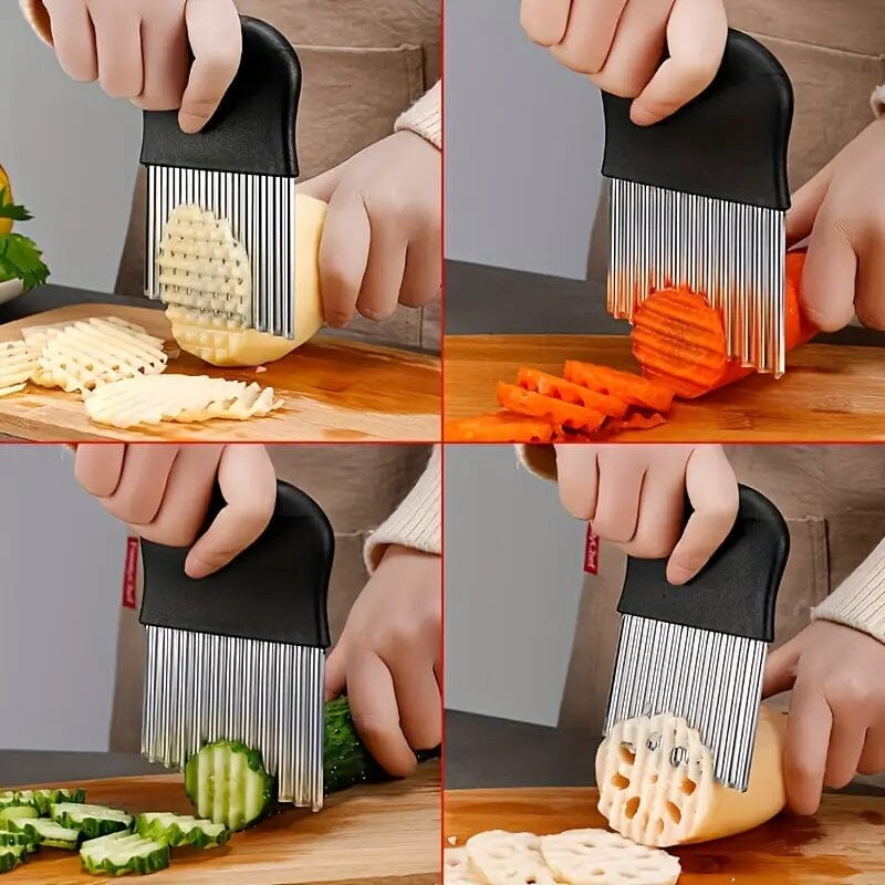 Stainless Steel Versatile Crinkle Cutter Kitchen Tools & Gadgets - DailySale