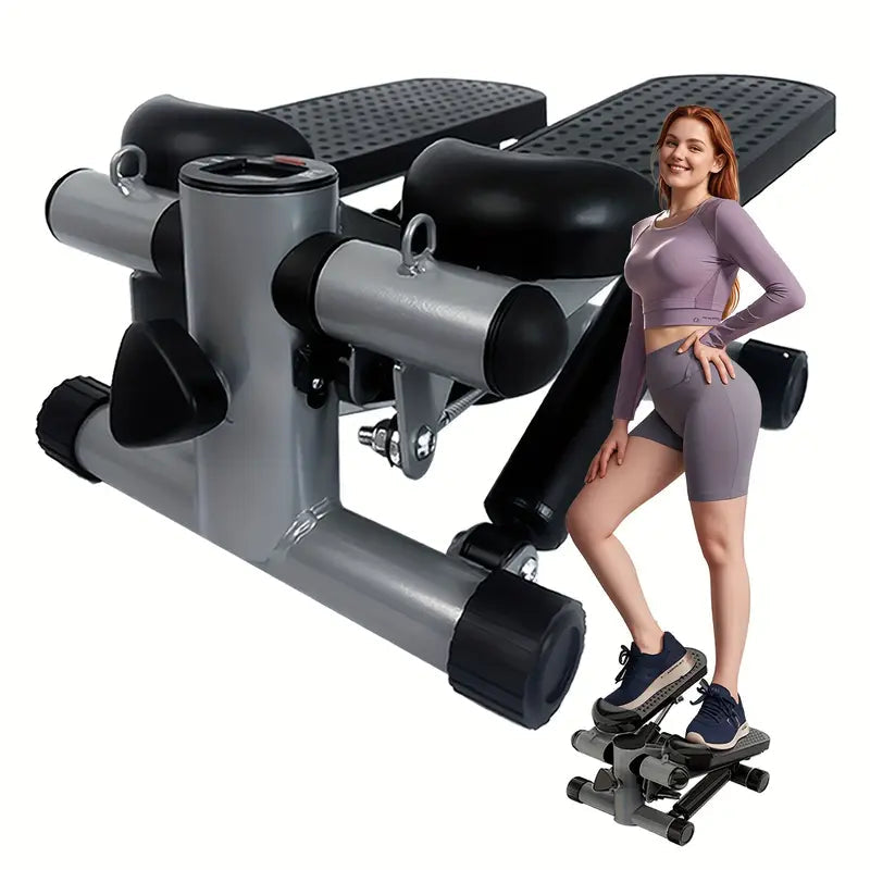 Stair Stepper With Resistance Bands For Exercise At Home Fitness - DailySale