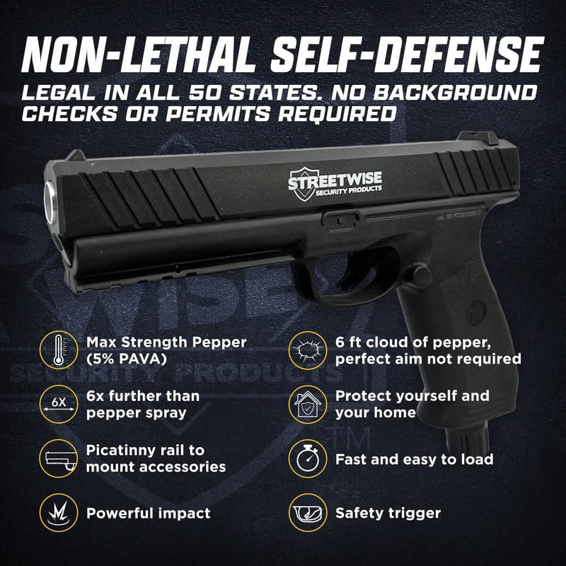 Streetwise The Heat Pepper Launcher Tactical - DailySale