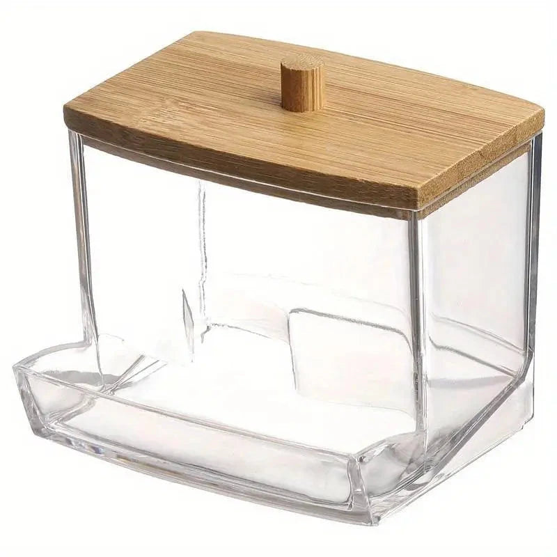 Stylish 7oz Bathroom Organizer - Freestanding Swab & Pad Holder Bath - DailySale