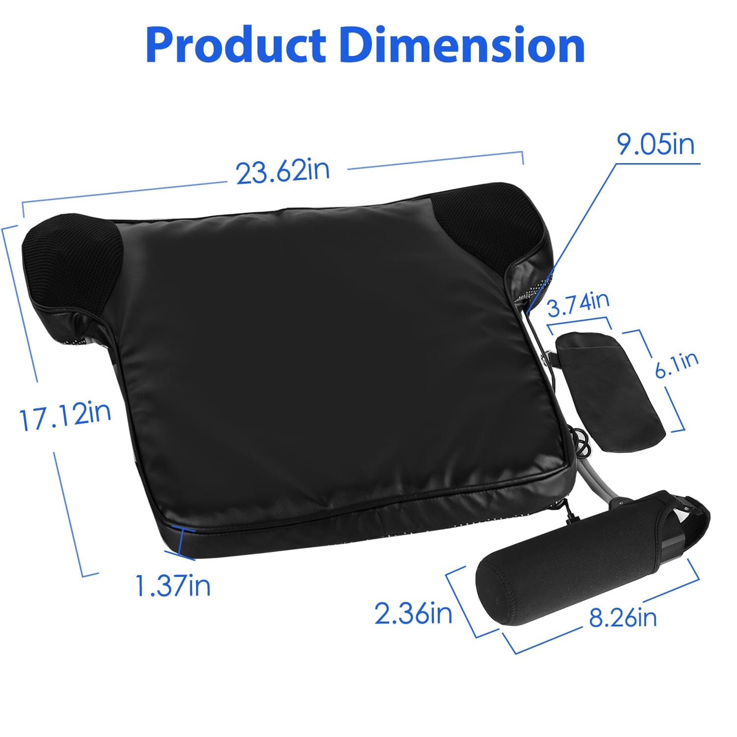 Summer Water Cooling System Seat Cushion with Fans 3 Speeds Automotive - DailySale