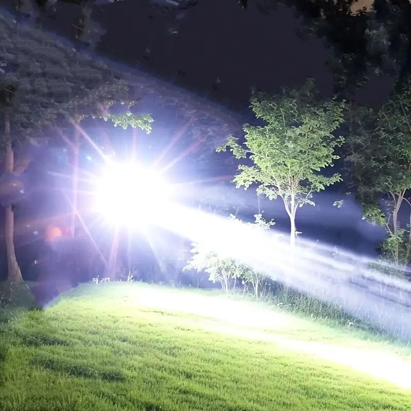 Super Bright Rechargeable Long Beam Flashlight Sports & Outdoors - DailySale