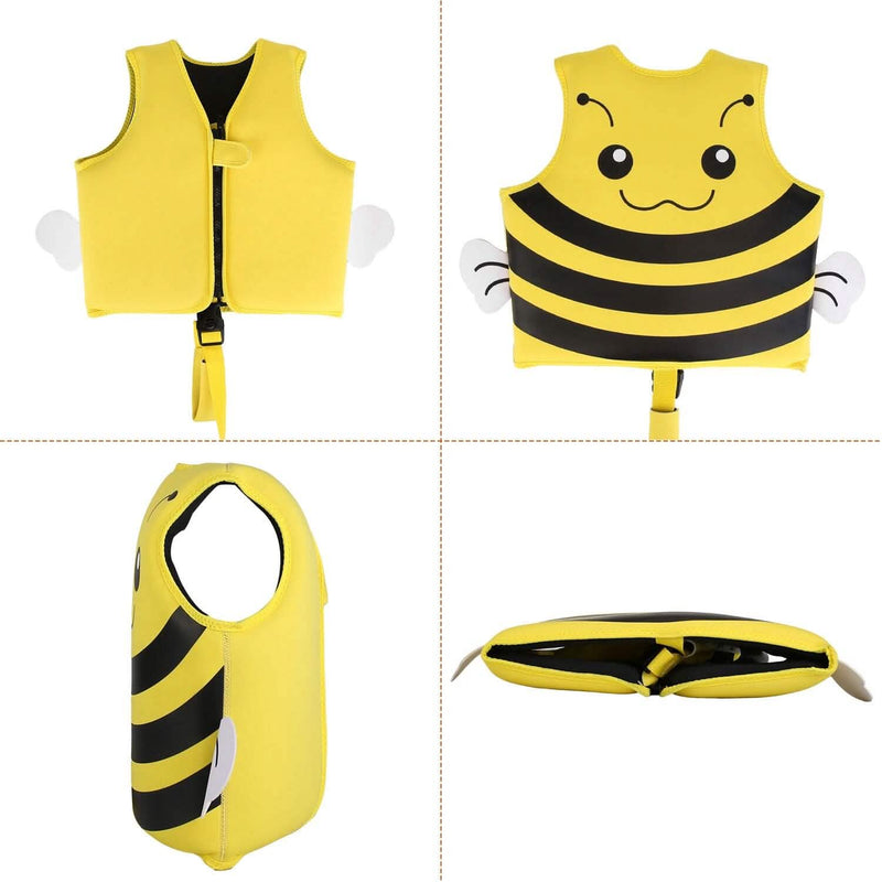 Swim Vest for Kids Float Jacket with Adjustable Crotch Strap Sports & Outdoors - DailySale