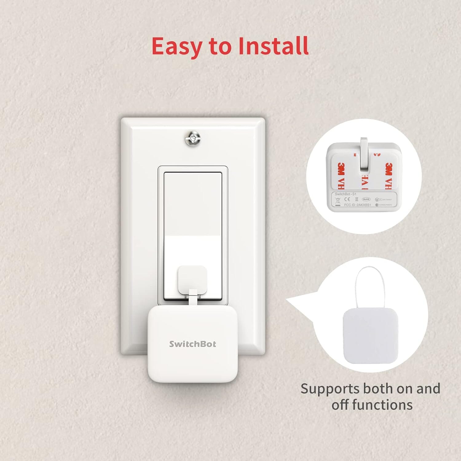 SwitchBot Smart Switch Button Pusher Smart Home & Security - DailySale