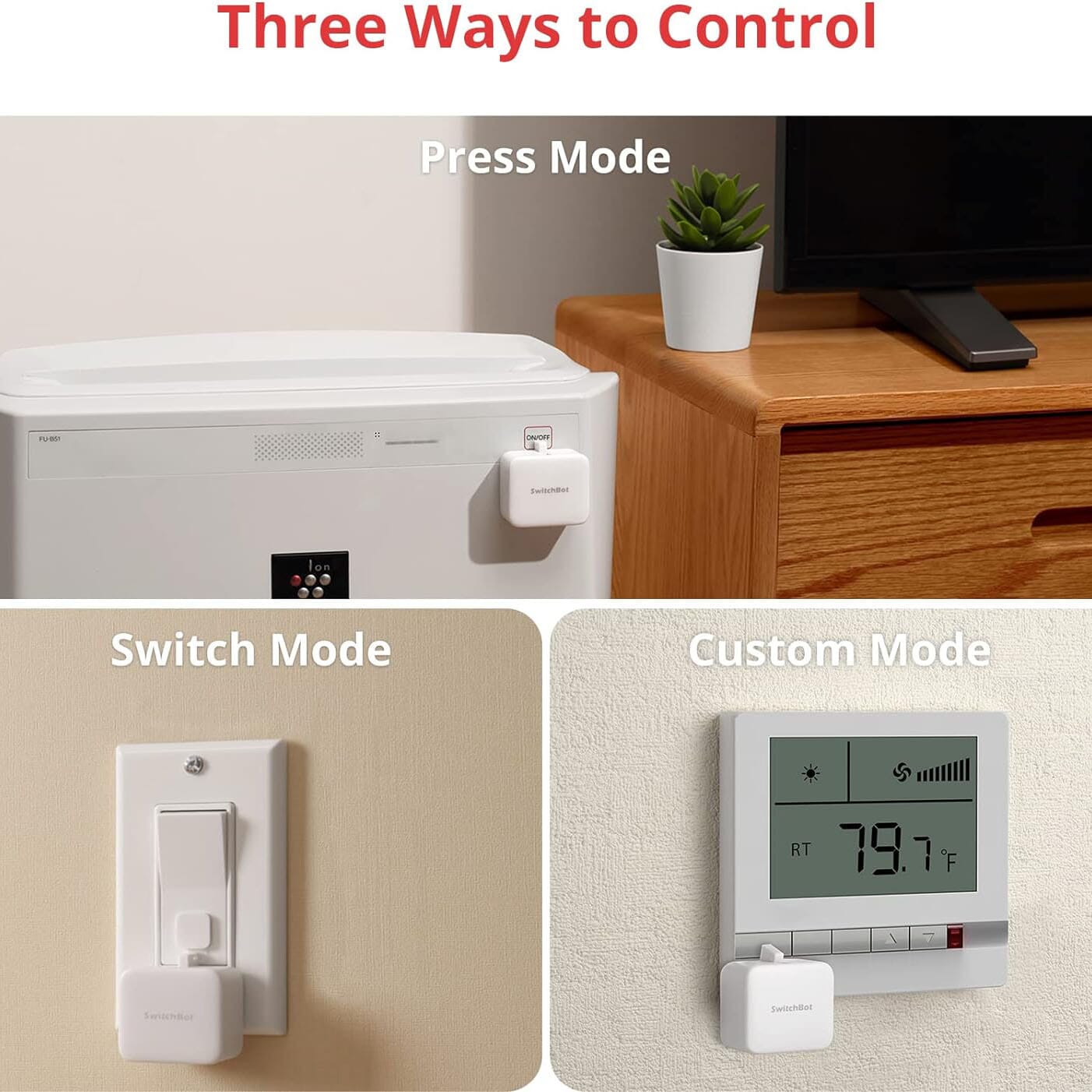 SwitchBot Smart Switch Button Pusher Smart Home & Security - DailySale