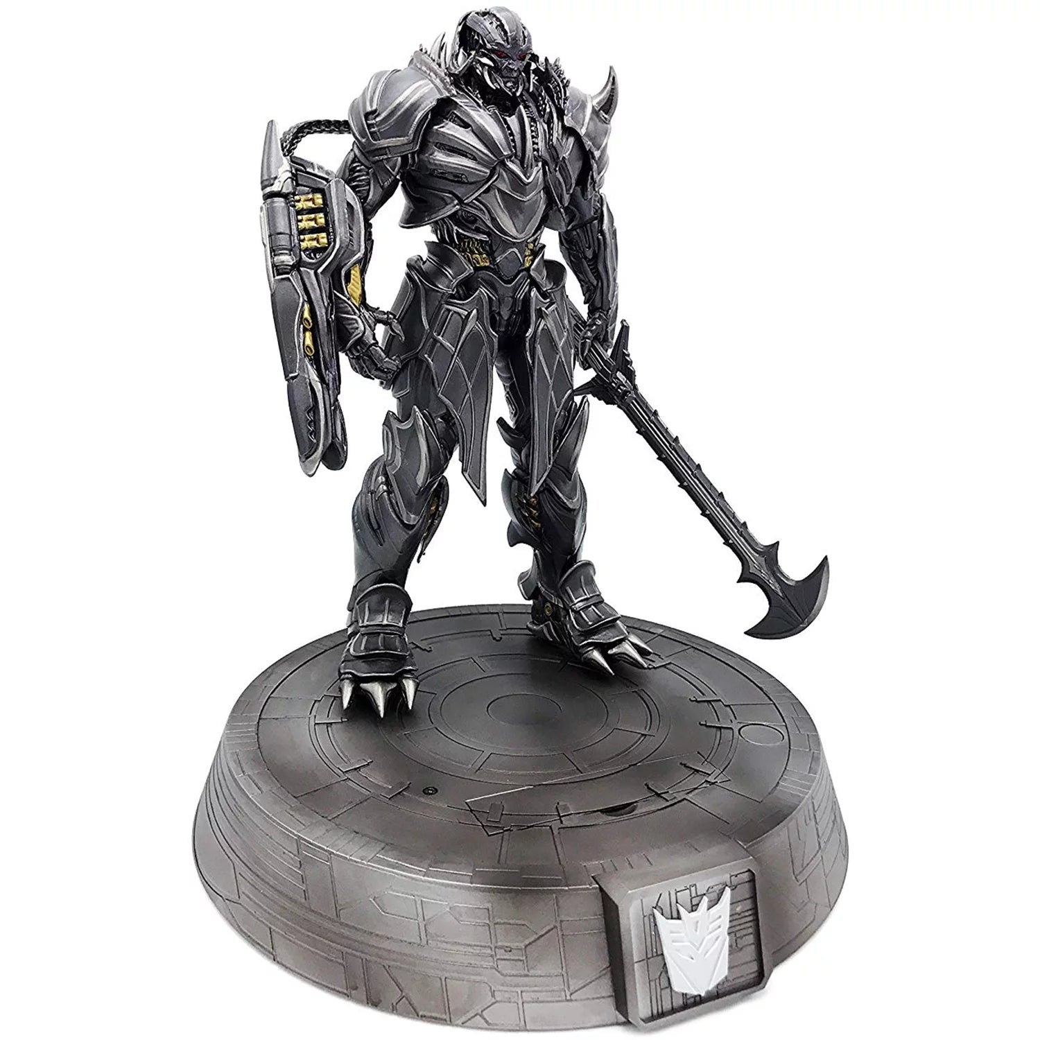 Swordfish SFT-PD1000M Transformers: Licensed Statue Phone Dock Megatron Charging Station - Fits All Phones with up to 6-in Screen Size (Gray) Mobile Accessories - DailySale