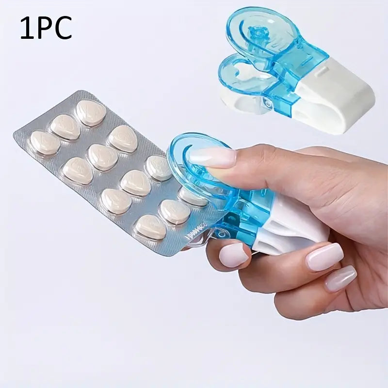 Tablet Pills Blister Pack Opener Tool Dispenser Wellness - DailySale