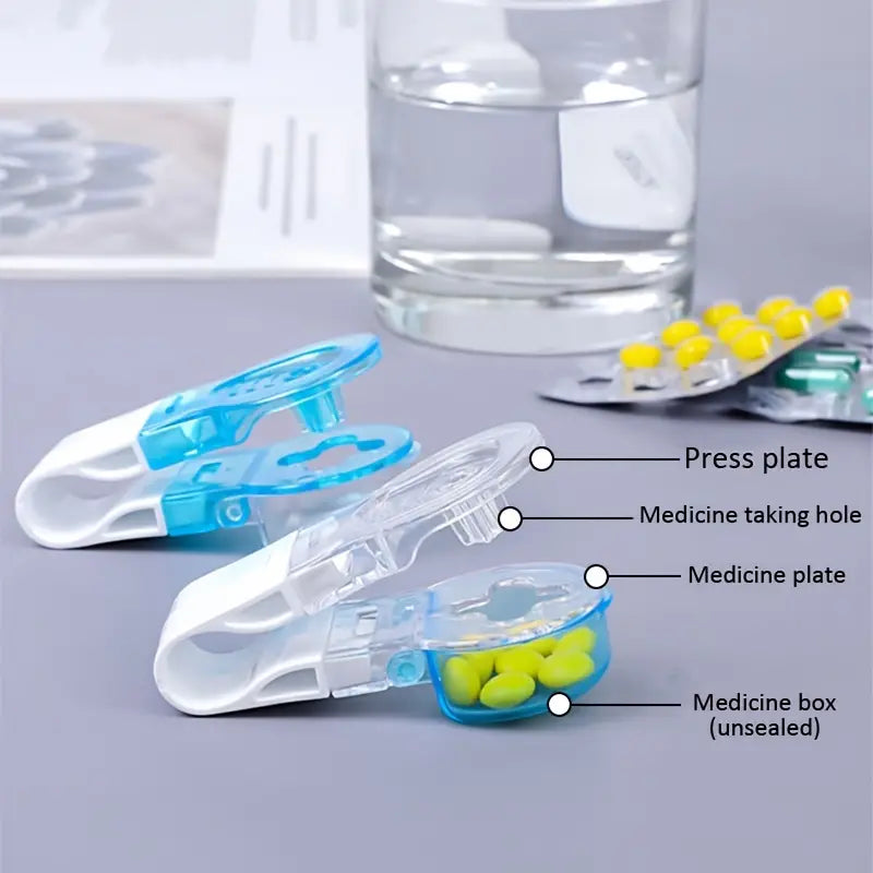 Tablet Pills Blister Pack Opener Tool Dispenser Wellness - DailySale