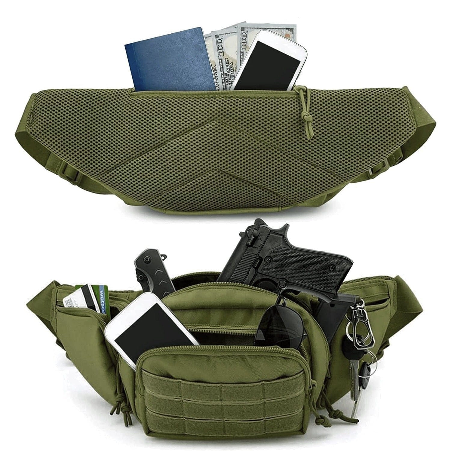 Tactical Fanny Pack Concealed Carry Bag for Men Bags & Travel - DailySale