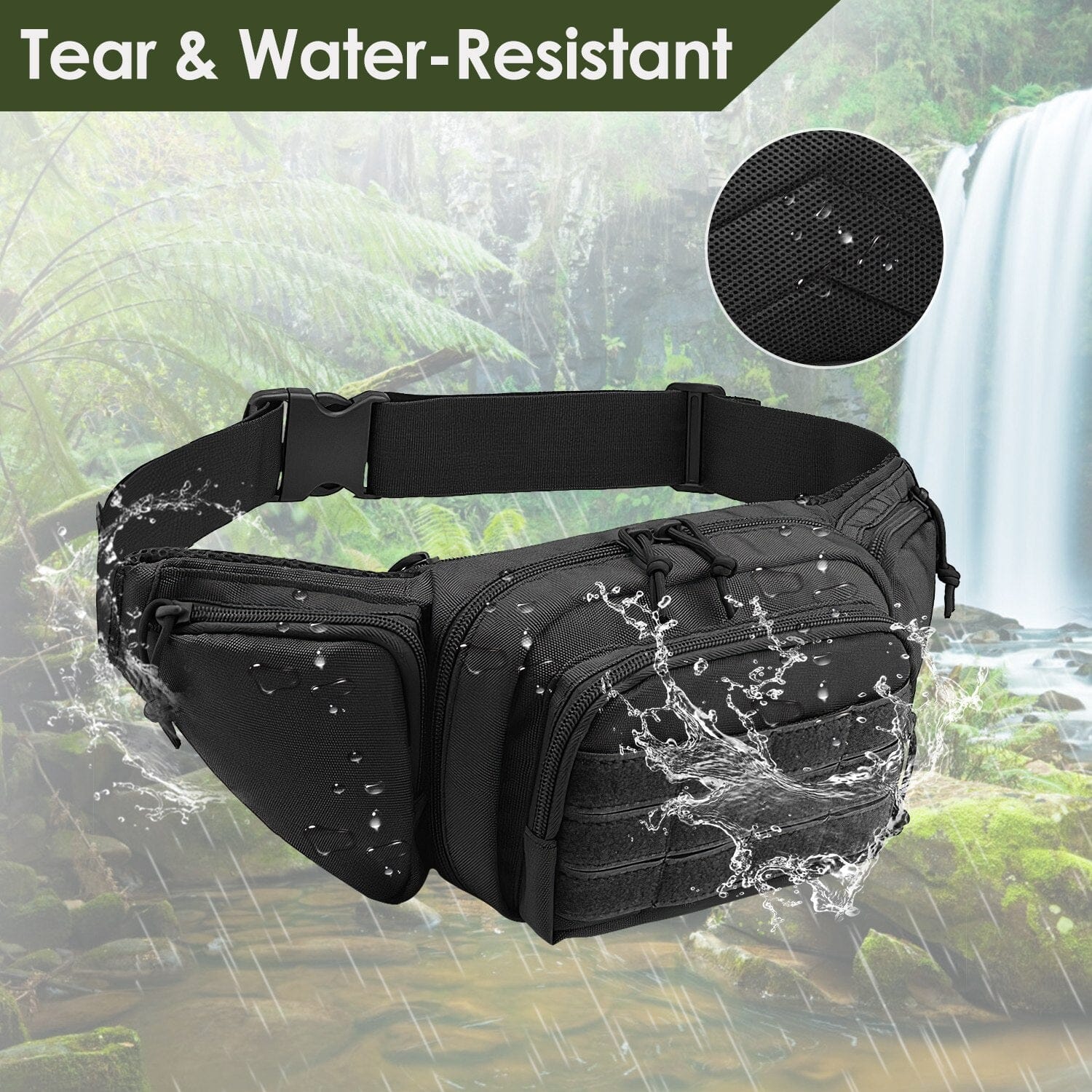 Tactical Fanny Pack Concealed Carry Bag for Men Bags & Travel - DailySale