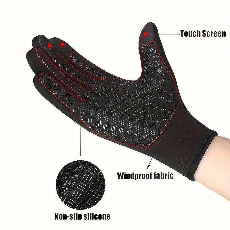 Thermal Insulation Waterproof Non-Slip Touchscreen Gloves Sports & Outdoors - DailySale