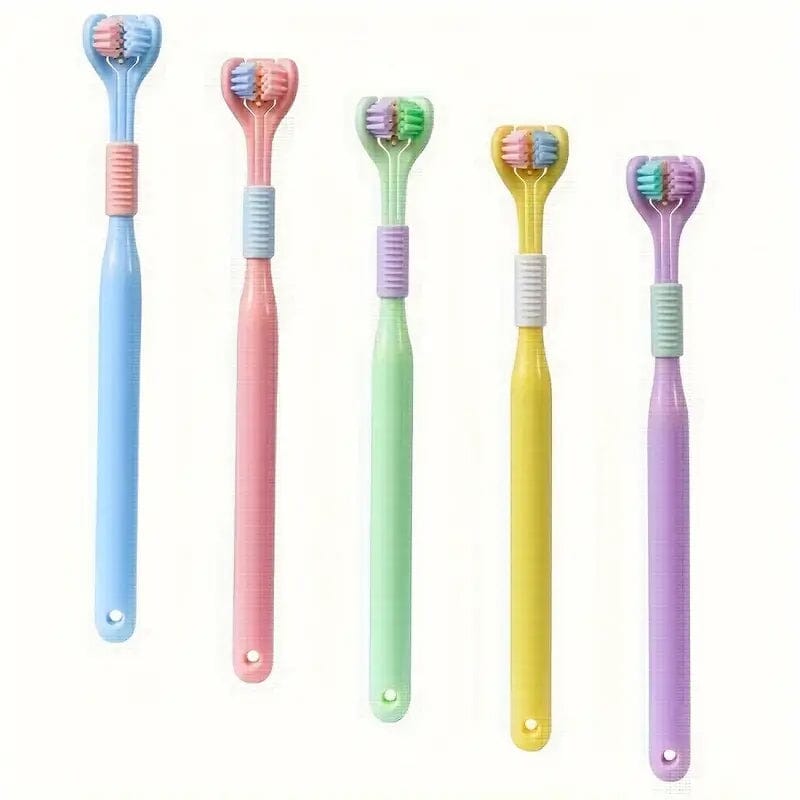 Threesided Soft Bristle Toothbrush Beauty & Personal Care - DailySale