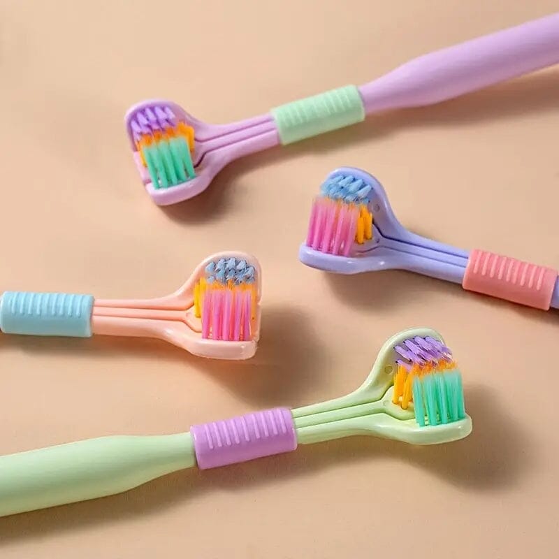 Threesided Soft Bristle Toothbrush Beauty & Personal Care - DailySale