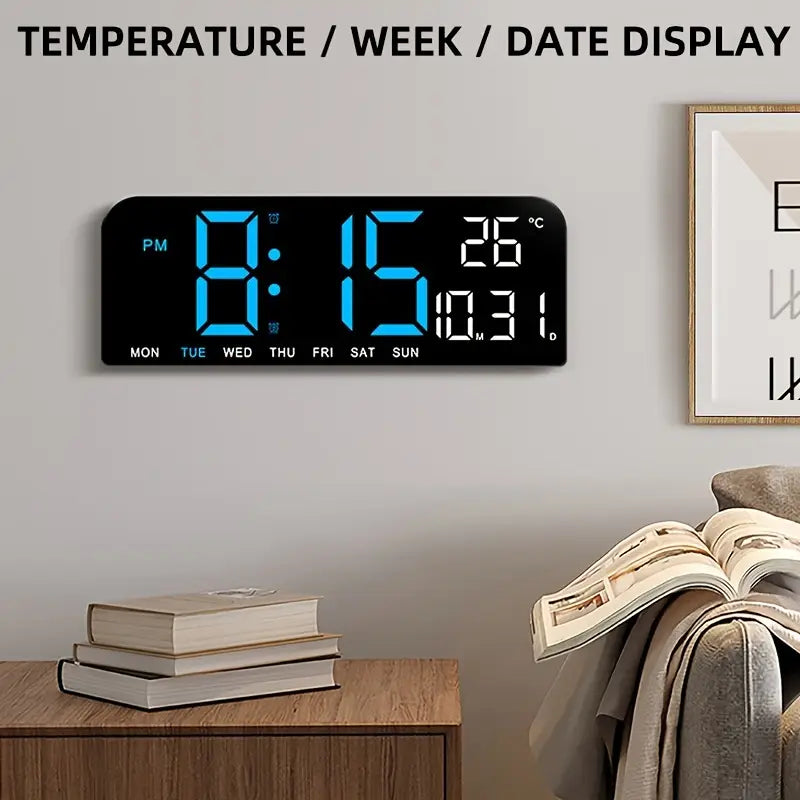 TIMESS Large Display LED Digital Alarm Clock Furniture & Decor - DailySale