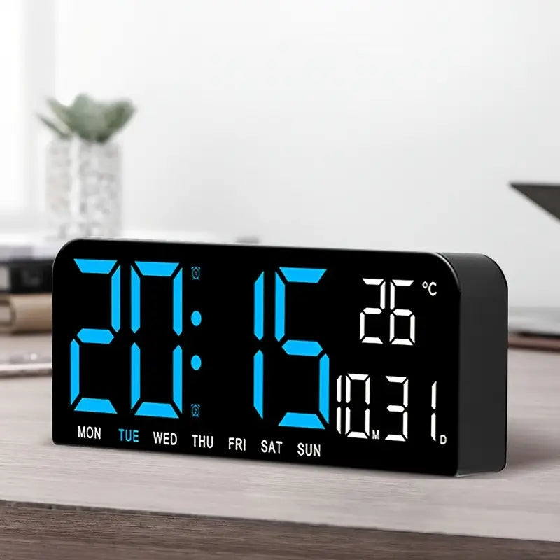 TIMESS Large Display LED Digital Alarm Clock Furniture & Decor - DailySale