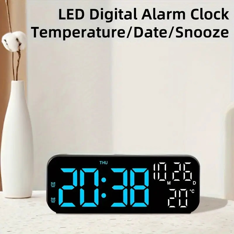 TIMESS Large Display LED Digital Alarm Clock Furniture & Decor - DailySale