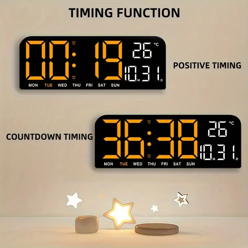 TIMESS Large Display LED Digital Alarm Clock Furniture & Decor - DailySale