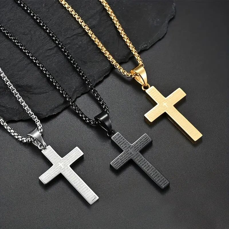 Titanium Steel Cross Pendant Necklace Necklaces - DailySale