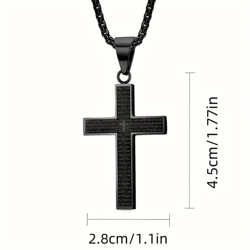 Titanium Steel Cross Pendant Necklace Necklaces - DailySale