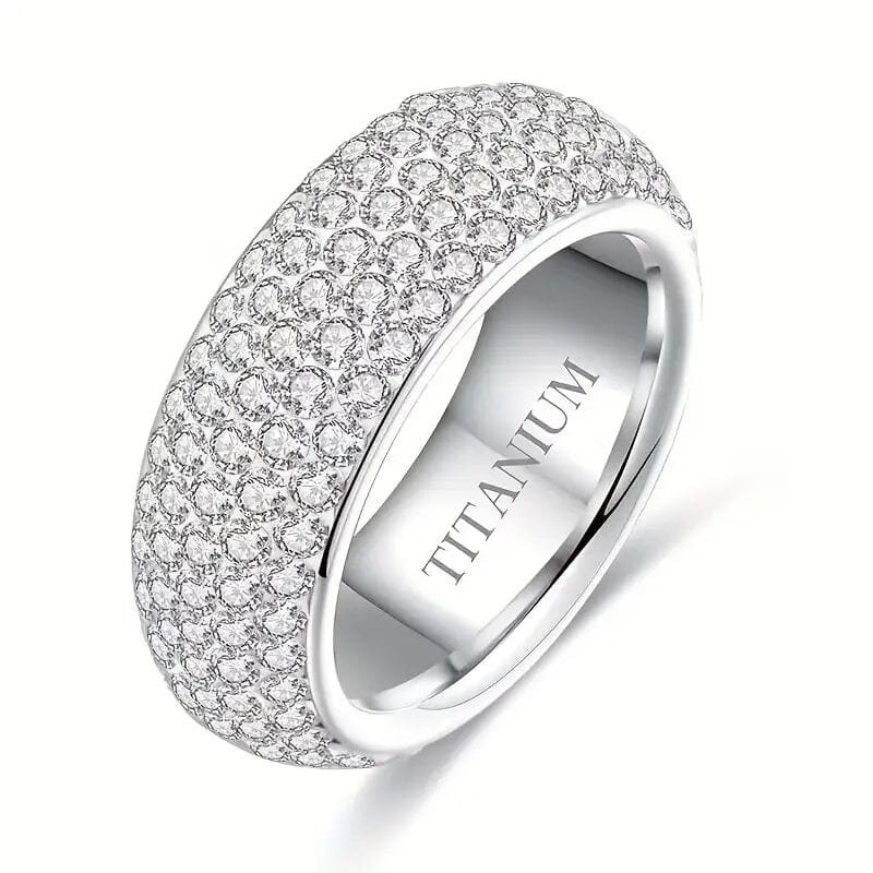 Titanium Steel Ring for Man and Women Rings 6 - DailySale