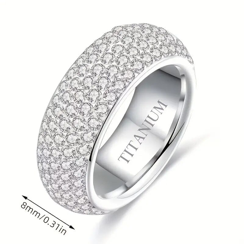 Titanium Steel Ring for Man and Women Rings - DailySale