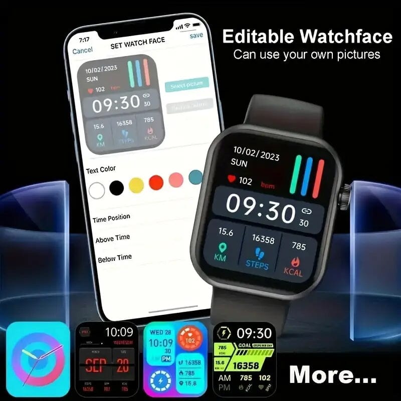 Touch Screen Dual Band Smartwatch Smart Watches - DailySale