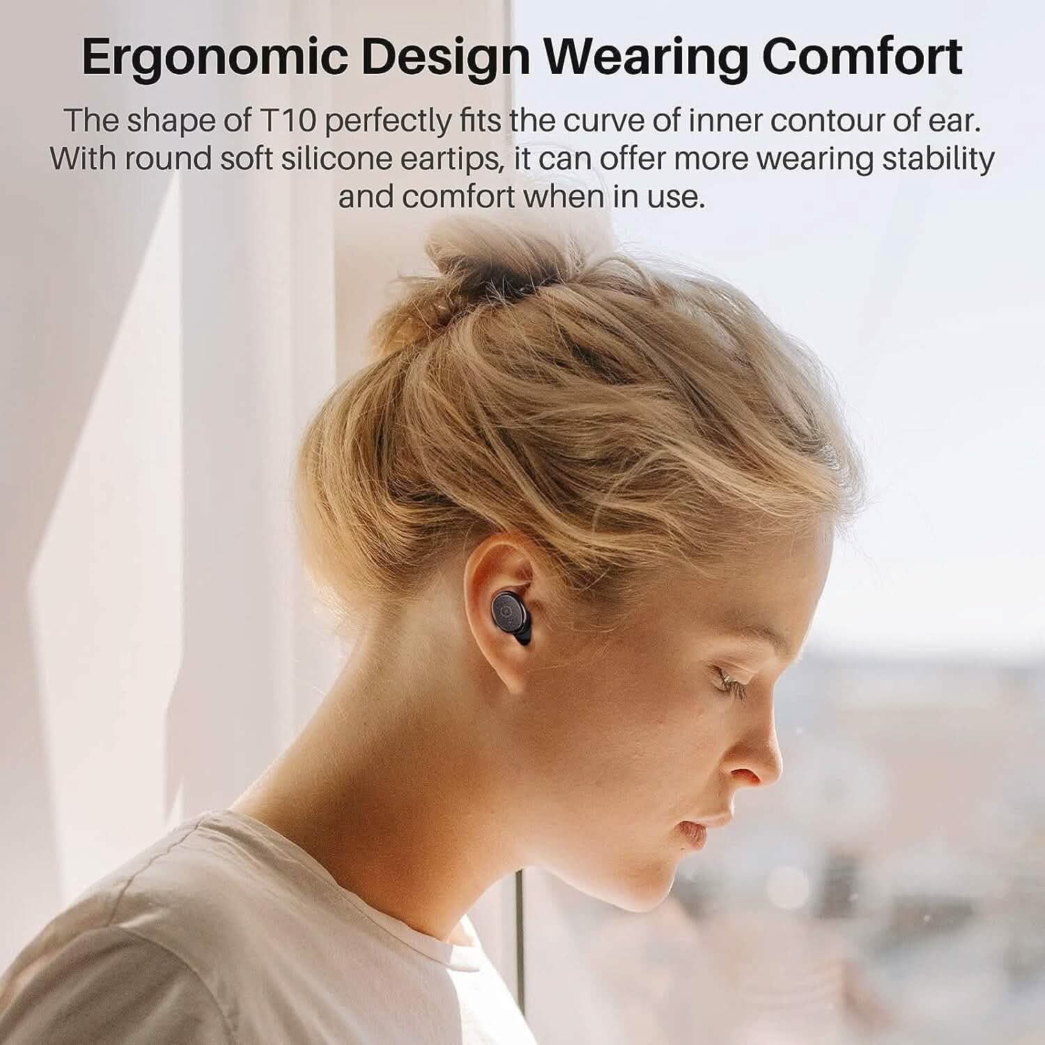 TOZO T10 Bluetooth 5.3 Wireless Earbuds (Refurbished) Headphones - DailySale