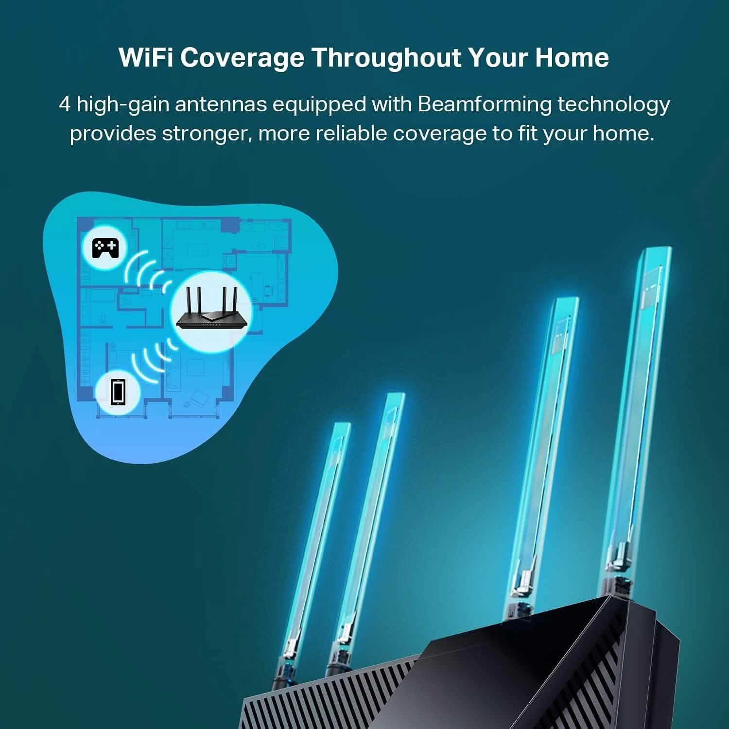TP-Link AX3000 WiFi 6 Router Computer Accessories - DailySale