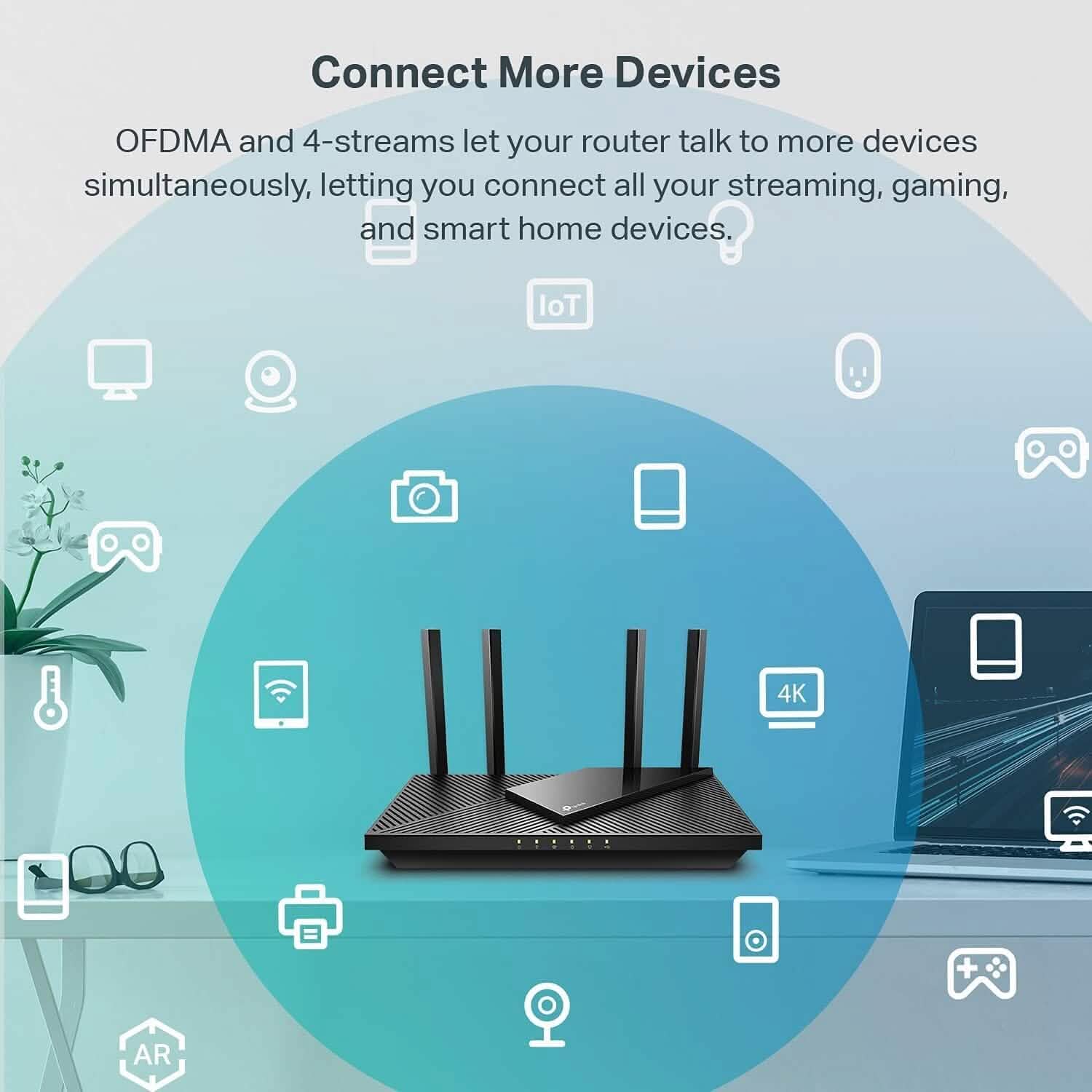 TP-Link AX3000 WiFi 6 Router Computer Accessories - DailySale