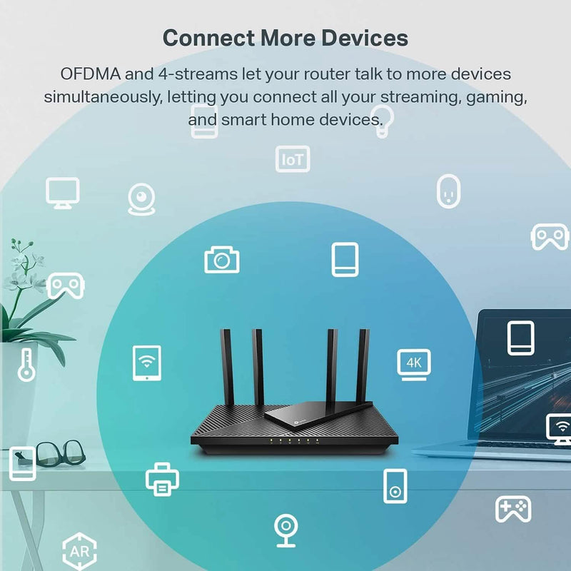 TP-Link AX3000 WiFi 6 Router Computer Accessories - DailySale