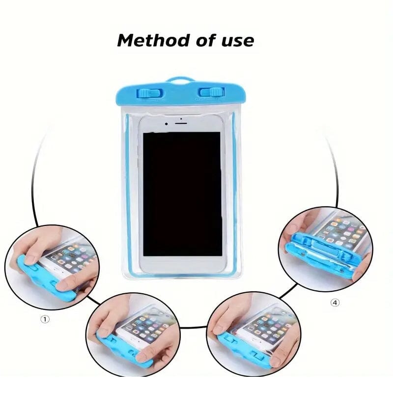 Transparent Luminous Phone Dry Bag Mobile Accessories - DailySale