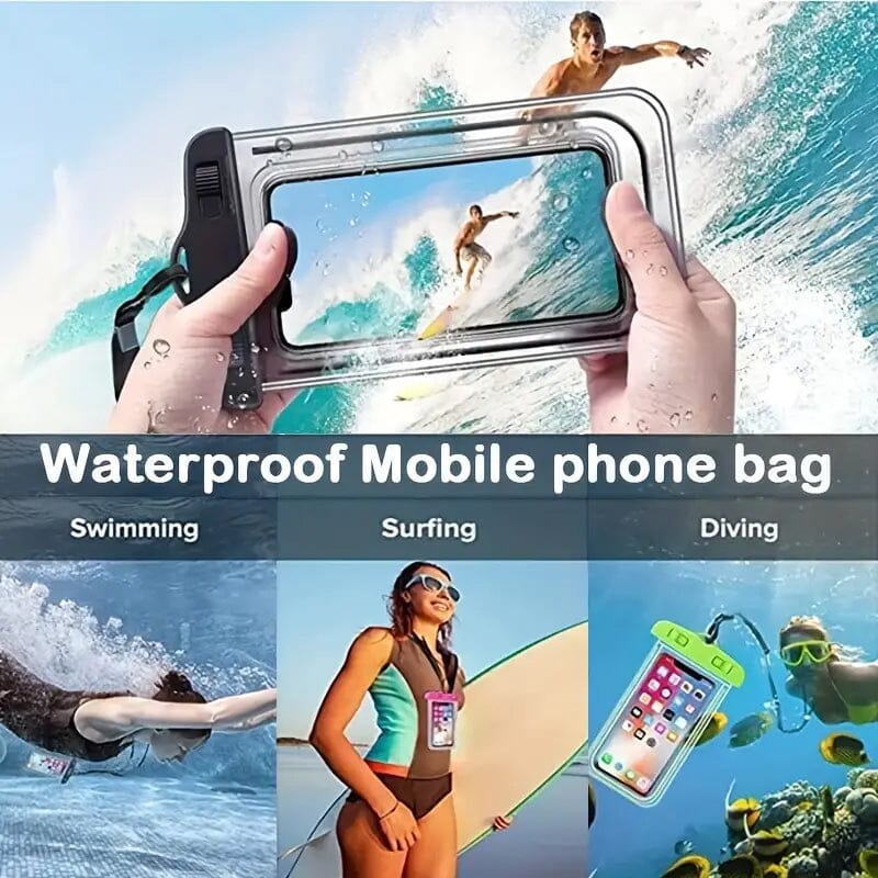 Transparent Luminous Phone Dry Bag Mobile Accessories - DailySale