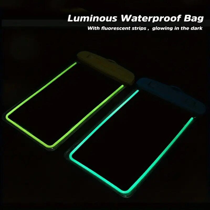 Transparent Luminous Phone Dry Bag Mobile Accessories - DailySale