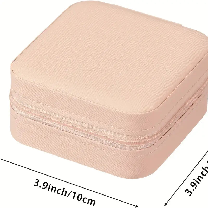 Travel-Friendly Jewelry Organizer - PU Leather Compact Jewelry Box Bags & Travel - DailySale