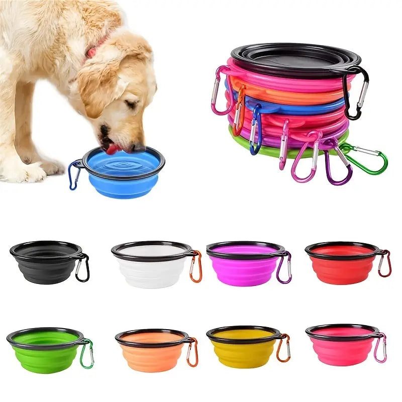 Travel-Friendly Pet Bowl - Durable TPR, Foldable & Chew-Resistant for Dogs & Cats Pet Supplies - DailySale