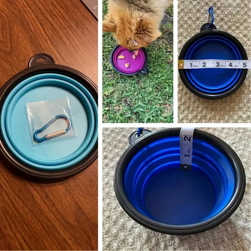 Travel-Friendly Pet Bowl - Durable TPR, Foldable & Chew-Resistant for Dogs & Cats Pet Supplies - DailySale