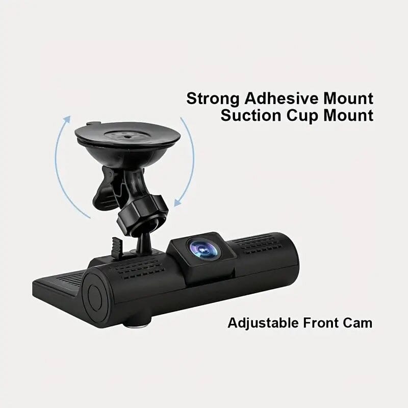 Two-Lens HD Night Vision Driving Recorder with Suction Cup Installation + 32G Card Automotive - DailySale