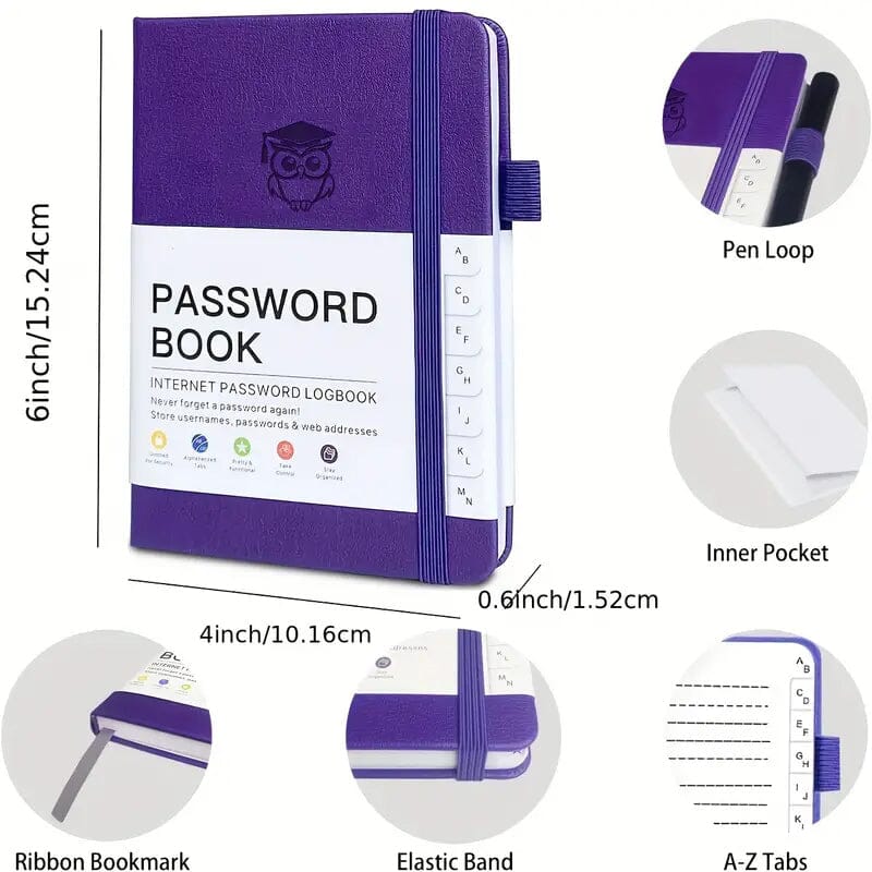 Ultimate Secure Password Organizer Journal Everything Else - DailySale