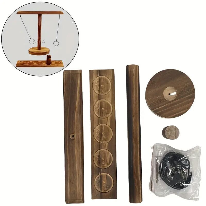 Ultimate Wooden Hook and Ring Indoor Combat Game Toys & Games - DailySale