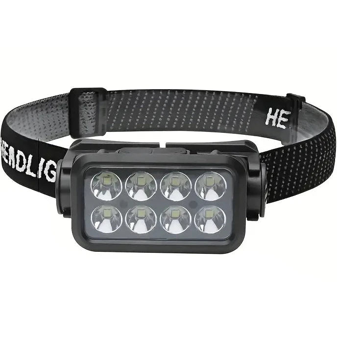 Ultra-Bright Rechargeable Headlight with 6 Modes LED Headlamp Sports & Outdoors - DailySale