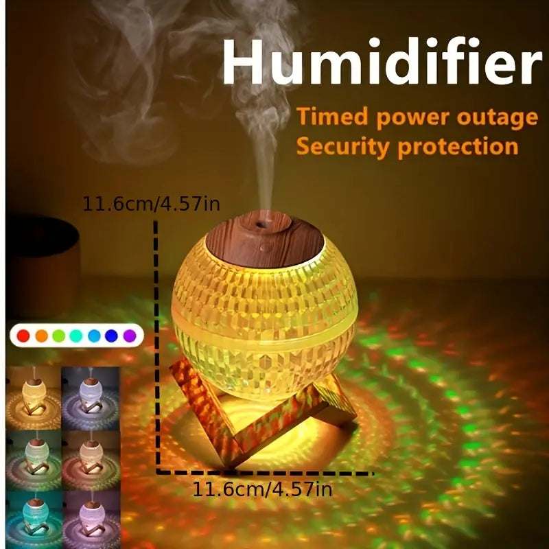 Ultrasonic Moon Night Light Humidifier Dimmable USB Humidificador Mist Maker Wellness - DailySale