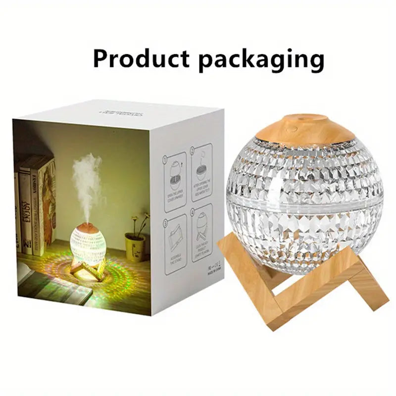 Ultrasonic Moon Night Light Humidifier Dimmable USB Humidificador Mist Maker Wellness - DailySale