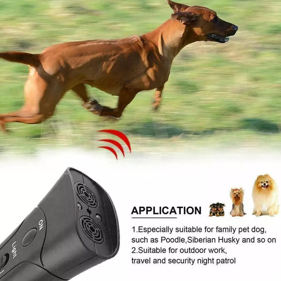 Ultrasonic Pet Dog Anti Bark Training Chaser Control Device Pet Supplies - DailySale