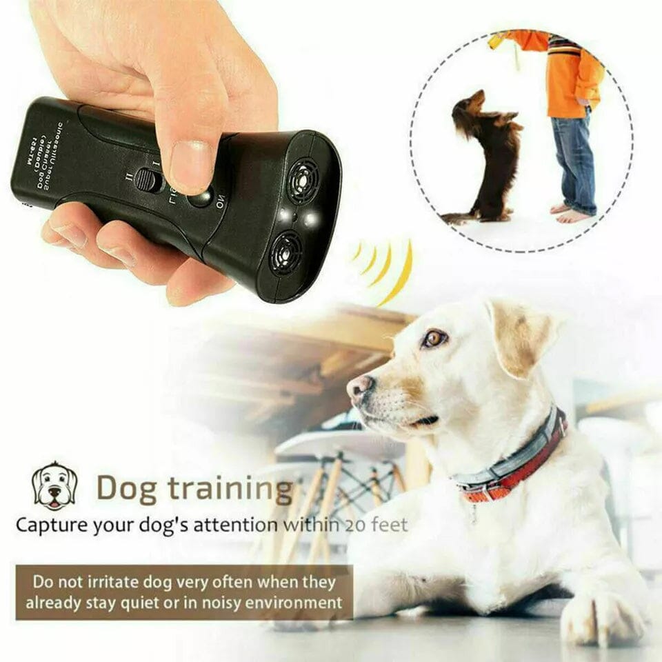 Ultrasonic Pet Dog Anti Bark Training Chaser Control Device Pet Supplies - DailySale