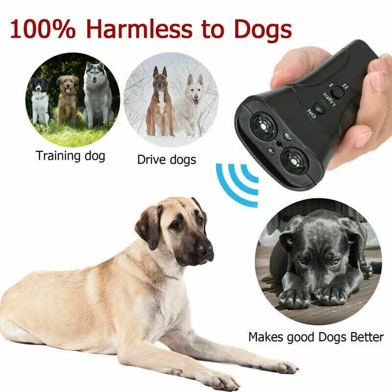 Ultrasonic Pet Dog Anti Bark Training Chaser Control Device Pet Supplies - DailySale