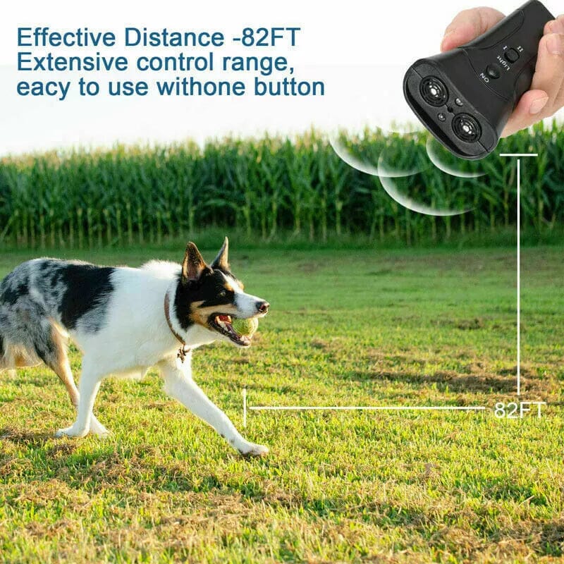 Ultrasonic Pet Dog Anti Bark Training Chaser Control Device Pet Supplies - DailySale